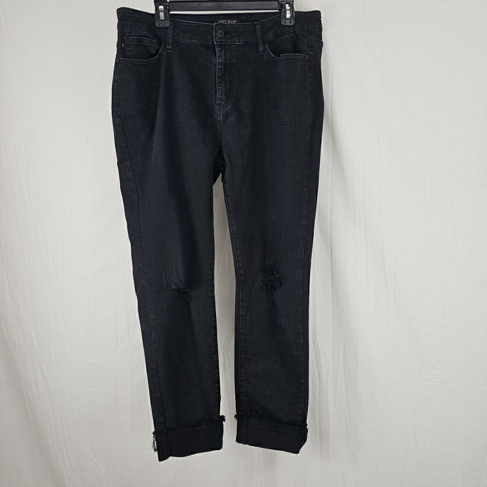 Judy Blue Black, Mid-Rise Destroyed Slim Fit - JB88137 Women's Size 15/32 - Picture 3 of 11